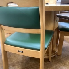 大塚家具 ラウンドダイニング5点セット【トレファク 川越店】