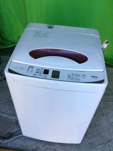 yw211125-004D10 SANYO 三洋 全自動洗濯機 7Kg ASW-70A 2008年製 中古 現状渡し