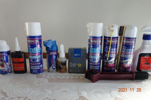 MERIDA SCULTURA400 ヘルメット 整備用スプレー類 諸々