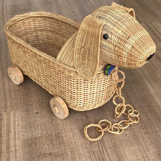 美品 可愛い犬型 収納カゴ キャスター付 犬型バスケット マッターホルン 園田の家庭用品 その他 の中古あげます 譲ります ジモティーで不用品の処分