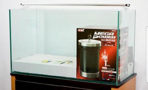 GEXフレームレス水槽 セット配達可能