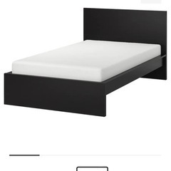 IKEA マルム　MALMベッドフレーム　ベッドセミダブル　収納付き
