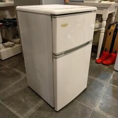 【ネット決済】2ドア冷蔵庫　85リットルサイズ、お売りします。