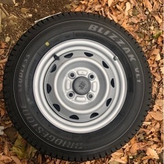 新品2021年製ブリヂストンブリザック（純正ホイル付）145R12LT 6PR