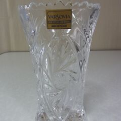 VARSOVIA クリスタルガラス 花瓶 長期保管の未使用