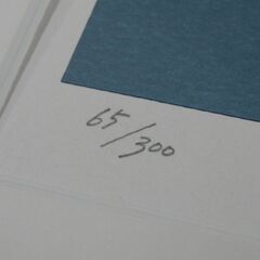 宮田雅之 竹取物語 月に帰るかぐや姫 シルクスクリーン 65/300 額装 57×66cm 版画 m.miyata 札幌市西区 西野