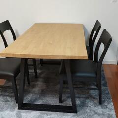 ダイニングテーブル＆イス4脚(更に値下げしました！！！)