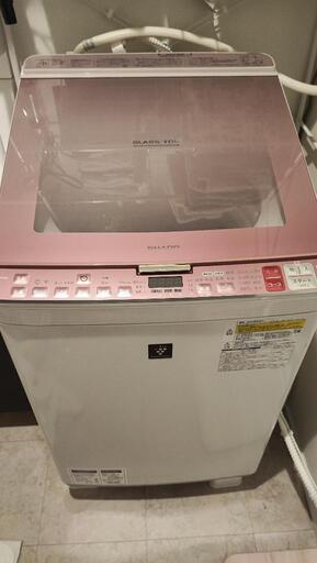 乾燥機付洗濯機　SHARP ES-PX8B-P　8キロ　乾燥4.5キロ