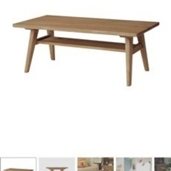 【美品】unico  ウニコ　アディ　ローテーブル100