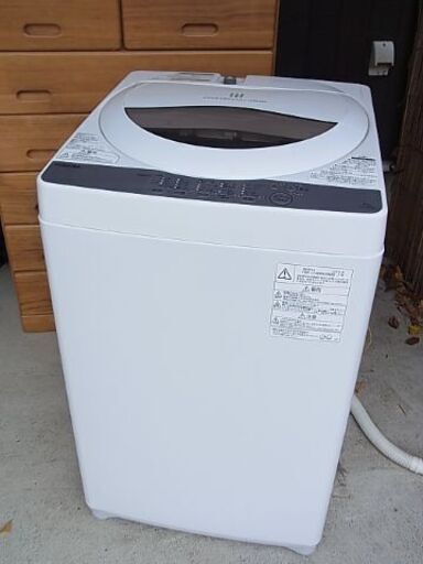 東芝　全自動洗濯機　AW-5G6　2018年製