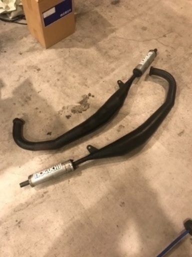 rz250 4l3 rz350 4u0 チャンバー 当時物