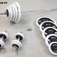 お取引中 代金引換 バーベルダンベルセット 145kg