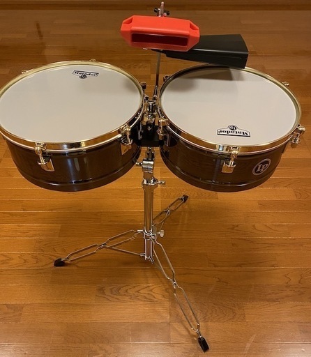 LP ( ラテンパーカッション )  ティンバレス M257-BNG（中古・美品）