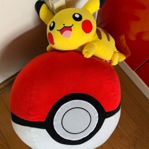 本日中限定レアモンスターボールピカチュウ大ぬいぐるみ つむ 鳥取のその他の中古あげます 譲ります ジモティーで不用品の処分