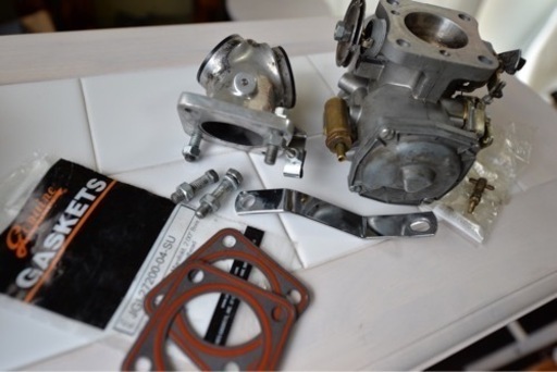 SUキャブレター◇ハーレーショベル◇マニホールド◇ガスケット◇固定