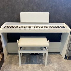 【譲渡先決定】電子ピアノ ホワイト スタンド/ヘッドフォン/椅子...