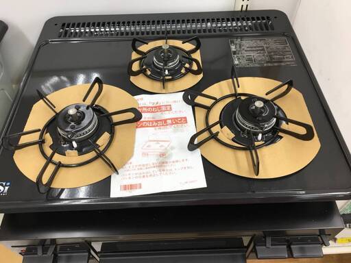 タカラ　TN34-60　ビルトインコンロ　LPガス　18年　中古・美品