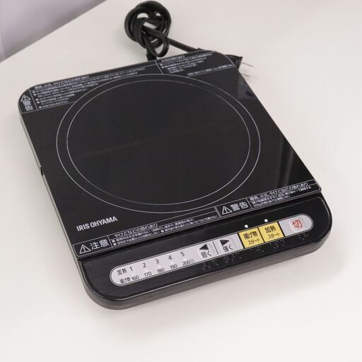 【中古】IHクッキングヒーター  最大火力1000W IHK-T34 2016年製 アイリスオーヤマ