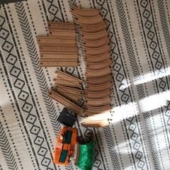 電車木製レールセット　IKEA トミカ