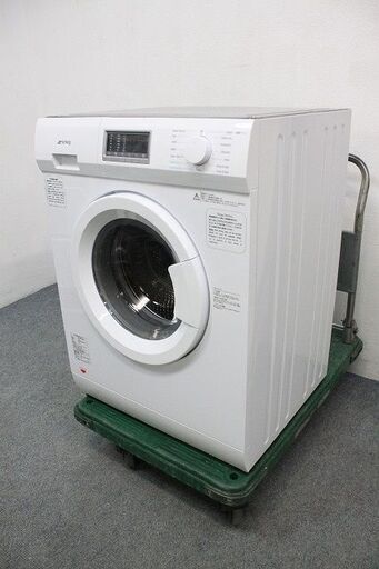 スメッグ イタリア製 ドラム式洗濯機 200V WDF14C7 2019年製 smeg 洗濯機 家電 店頭引取歓迎 R4589)