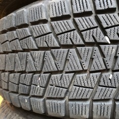 スタッドタイヤホイール 4本セット 225/65R17 weds GYLE 17x7J 5H 中古