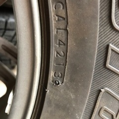 スタッドタイヤホイール 4本セット 225/65R17 weds GYLE 17x7J 5H 中古