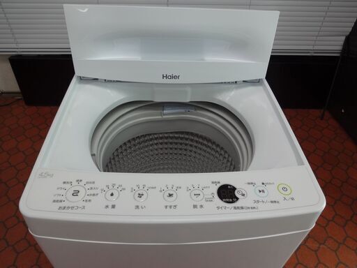 ID 990559　洗濯機ハイアール4.5K　２０２０年製　JW-C45CE