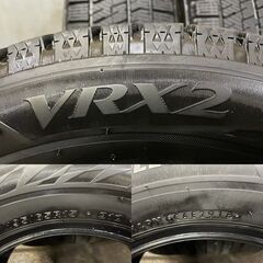 BS BLIZZAK VRX2 195/65R15 15インチ スタッドレス 4本 2018年製 バリ溝 カローラスポーツ インプレッサG4 ノア等　(VTH478) クレジットカード QRコード決済可能