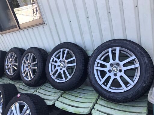 15インチのO.Z MSWホイールスタッドレスタイヤ4本セット、185  