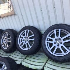 15インチのO.Z　MSWホイールスタッドレスタイヤ4本セット、１８５／６０Ｒ１５アウディなどに、取り付け無料