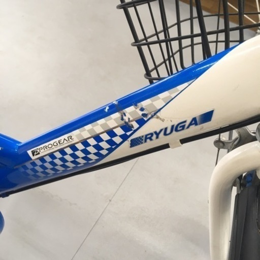 S178 　子供用自転車　RYUGA 　リューガ　6段　ブルー　オートLED