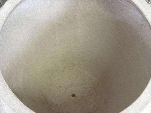 ss2929 未使用品 植木鉢 ライトグレー 超大型 陶器製 輸入雑貨