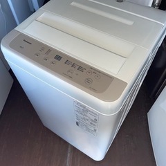 No.1202 Panasonic 6kg洗濯機　2021…
