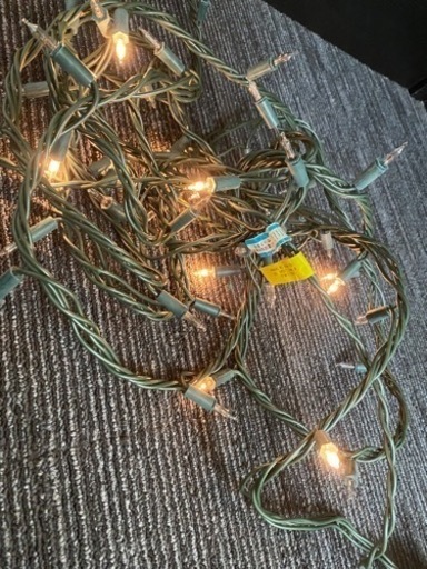 クリスマス イルミネーション 電球 ライト 点滅 オレンジ系