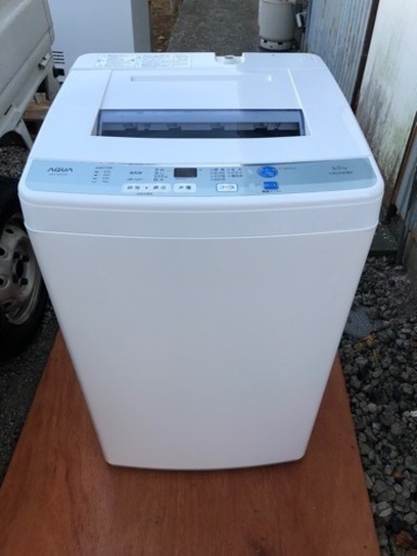 近隣配達可能です！AQUA 全自動洗濯機 AQW-S60D 6.0ｋｇ　50/60Hz　2015年製