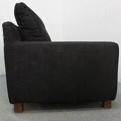 NOYES ノイエス　NewSugar Hi-Back Modern 3人掛けソファ ウレタン仕様 SSランク ブラック ウォールナット   中古家具 店頭引取歓迎 R4643)