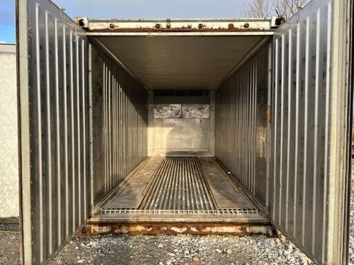 早いもの勝【超希少】20フィート　海上冷凍冷蔵コンテナ　6050ｍｍ×2450ｍｍ×2600　格安提携運送会社あり　札幌市東区発 早いもの勝【超希少】20フィート 海上冷凍冷蔵コンテナ 6050mm