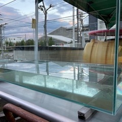 ガラスの水槽　W900×H450×D450 中古