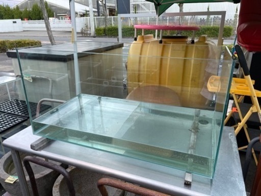 ガラスの水槽　W900×H450×D450 中古