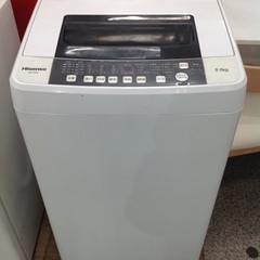 【最短即日配送可能！】5.5kg 全自動洗濯機　Hisense【...