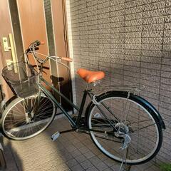 シマノ ６段ギア自転車 ハンドル、サドル新品