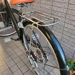 シマノ 6段ギア自転車 ハンドル、サドル新品