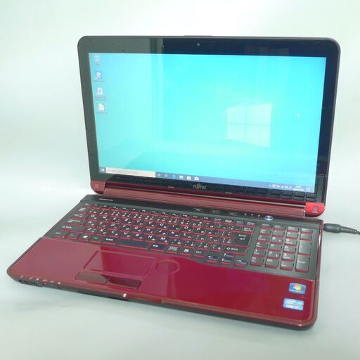新品SSD 赤 ノートパソコン 良品 15.6型 富士通 AH77/G 第2世代 Core