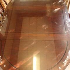 《受渡終了》📎中国王朝ダイニングテーブルセット椅子6脚《引き取り限定》定型文4種類ご利用のままの方、既往症の家族がいるのでコロナブレイクスルー感染対策徹底の為必ずお住まい記載のない方とのお取引は致しません‼️