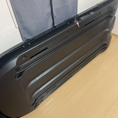 完了  INNO BRQ55BK ルーフボックス　ブラック　左開き　中古美品
