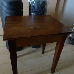 【ネット決済】木製サイドテーブル