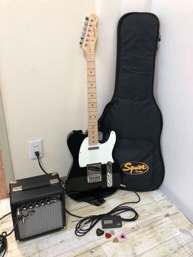 Fender japan エレキギター squier terecaster ギターアンプ micro king ギターチューナー GA-1 他