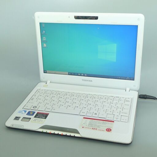 即使用可 中古良品 ホワイト ノートパソコン 11.6型ワイド 東芝 dynabook MX/33KWH Celeron 4GB 無線 webカメラ Windows10 Office