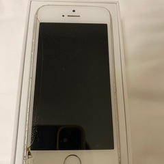 【ジャンク品】iPhone 5G 32GB silver