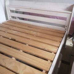 セミダブル　すのこベッド　収納　湿気対策　高さ調節　コンセント